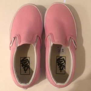 Pink vans like new!!